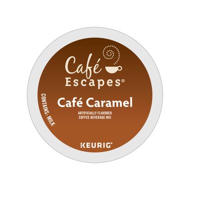 Caf Escapes Caf Caramel, Keurig Single-Serve K-Cup Pods, 24 Count