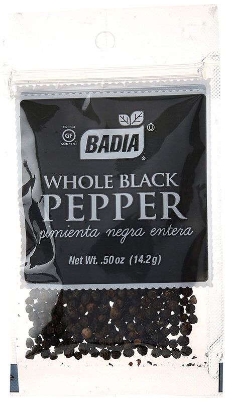 Badia Pepper Black Whole Cello, 0.5 oz