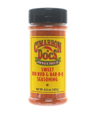 Cimarron Docs Sweet Rib Rub &amp; Bar-B-Q &amp; Chili Seasoning, 6.6 oz