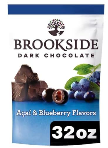 Brookside Dark Chocolate, Acai/Blueberry, Basic, 32 Oz