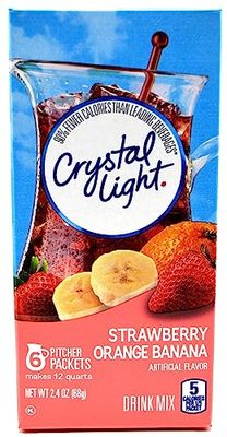 Crystal Light Strawberry Orange Banana 2.4 Ounces (2 Pack)