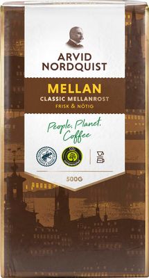 Arvid Norquist Classic Coffee, Mellanrost (Medium Roast), 17.6-Ounce Packages (Pack of 2)