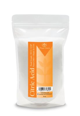 Citric Acid Powder 8 oz. 100% Pure Food Grade, Kosher, Non-GMO, for Cooking, Baking, Cleaning, Bath Bomb and Soap Making.