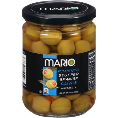 Mario Camacho Foods Manzanilla Stuffed with Minced Pimiento, 10 Ounce (Pack of 12)