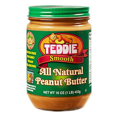 Teddie All Natural Old Fashion Smooth Peanut Butter (Pack of 3)