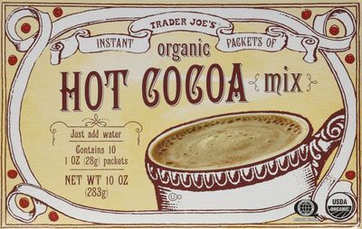 Trader Joe&#39;s Organic Hot Cocoa Mix 10 oz Instant Packets (2 Boxes)