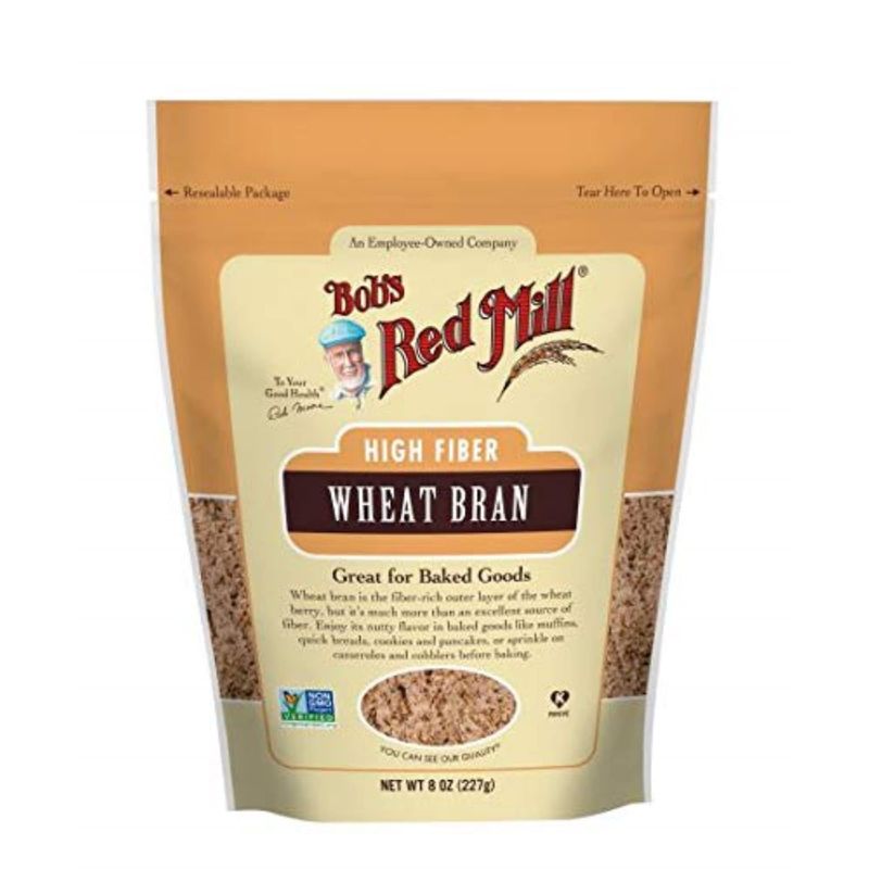 Bob&#39;s Red Mill Unprocessed Miller&#39;s Wheat Bran, 8 Ounce