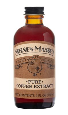 Nielsen-Massey Pure Coffee Extract for Baking and Cooking, 4 Ounce Bottle
