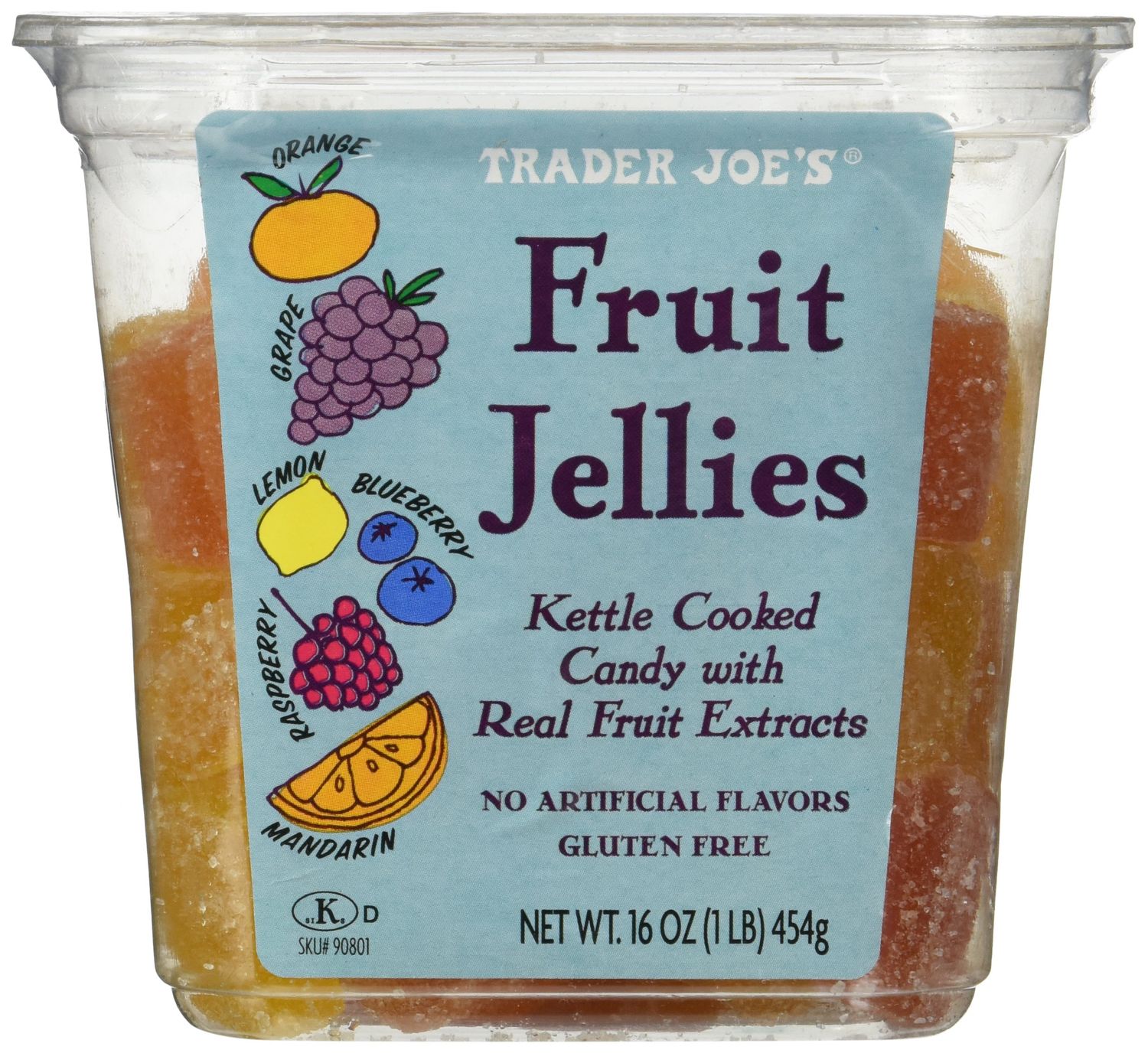 Trader Joe&#39;s All Natural Fruit Jellie&#39;s - 1 Lb