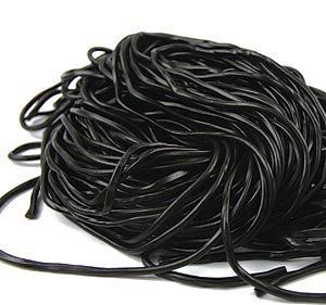 Black Licorice Laces, 2 Pound Bag Licorice Laces