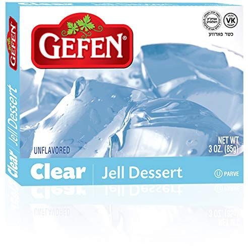 Gefen Clear Unflavored Jello, 3oz (1 Pack)