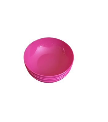 Set of 4, Open House Floresta 24 Ounce Cereal Bowls,Hot Pink
