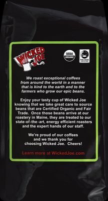 Wicked Joe Coffee Wicked French Dark Roast, 12 Ounce (Pack of 6)