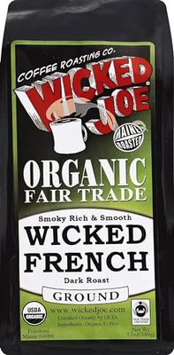 Wicked Joe Coffee Wicked French Dark Roast, 12 Ounce (Pack of 6)