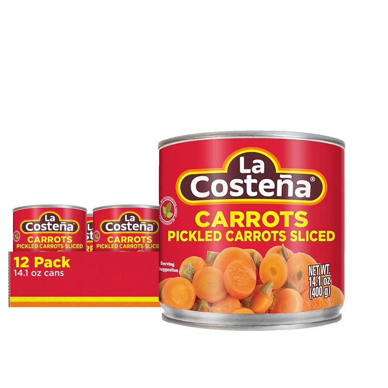 La Costea Sliced Pickled Carrots 14.1 oz (12-Pack)
