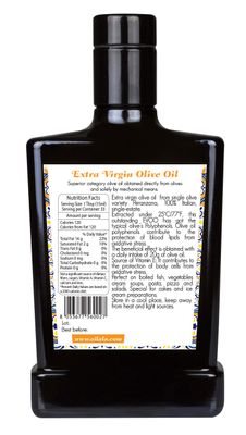 Oilala Extra Virgin Olive oil Peranzana, 2023/24 Harvest! Low Acidity, Italian, Italy, Family Farm, Delicate flavor (500ml)