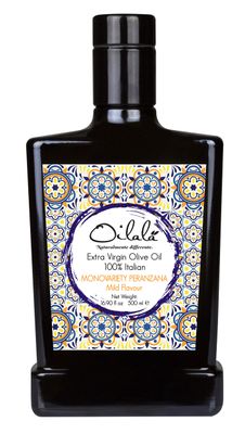 Oilala Extra Virgin Olive oil Peranzana, 2023/24 Harvest! Low Acidity, Italian, Italy, Family Farm, Delicate flavor (500ml)