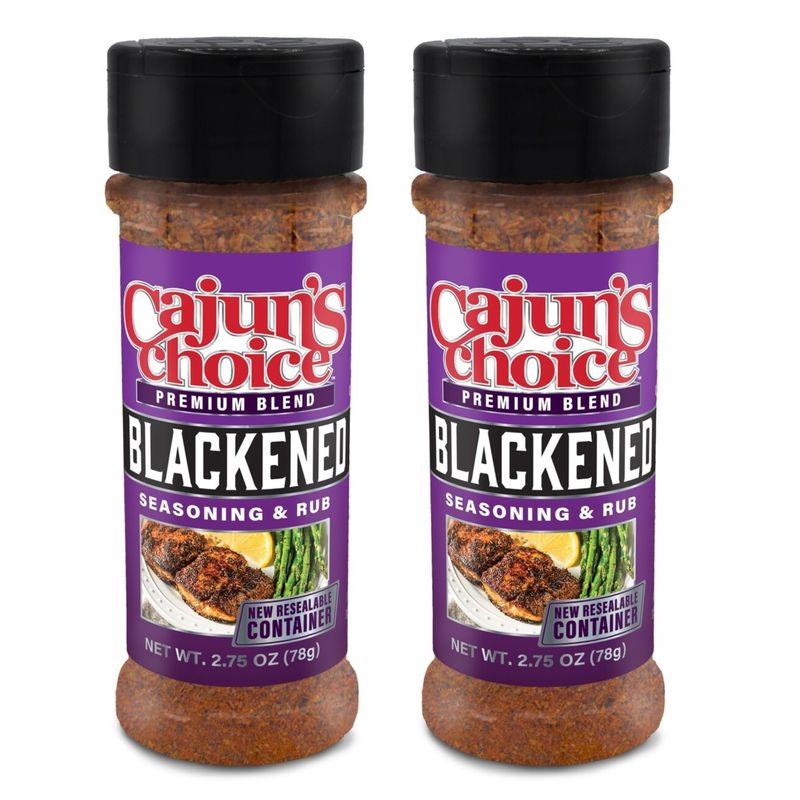 Blackened Seasoning 2.75 oz Cajun&#39;s Choice Louisiana Foods (2 Pack)