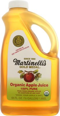 Martinelli&#39;s Apple Juice Organic, 64-Ounce (Pack of 6)