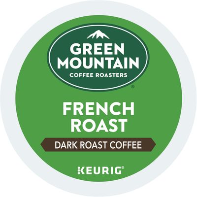 Green Mountain Coffee Roasters French Roast Keurig K-Cup Pods, Dark Roast Coffee, 72 Count