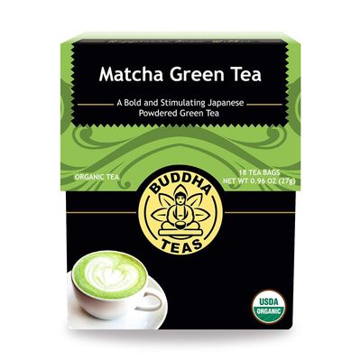 Buddha Teas - Organic Matcha Green Tea - For Health &amp; Wellbeing - Organic Tea - With Antioxidants &amp; Minerals - Clean Ingredients - Caffeinated - OU Kosher &amp; Organic - 18 Tea Bags (Pack of 1)