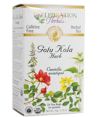 Celebration Herbals Organic Gotu Kola Tea Bags 24 Count