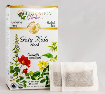 Celebration Herbals Organic Gotu Kola Tea Bags 24 Count