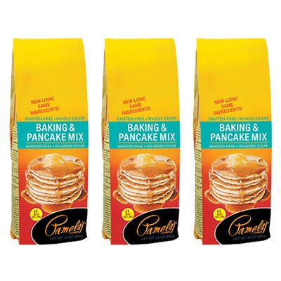 Pamela&#39;s Products Gluten and Wheat Free Baking and Pancake Mix - 24 oz- (Pack - 3)