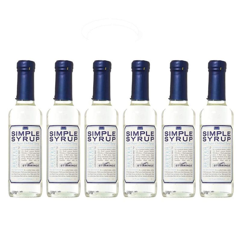 Stirrings, Simple Syrup, 12 Oz (6-pack)