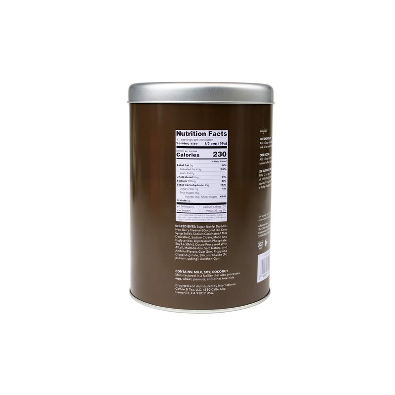 The Coffee Bean &amp; Tea Leaf, Dutch Chocolate Creamer for Coffee, Lattes, and Drinks Powdered Creamer, 22oz. Tin