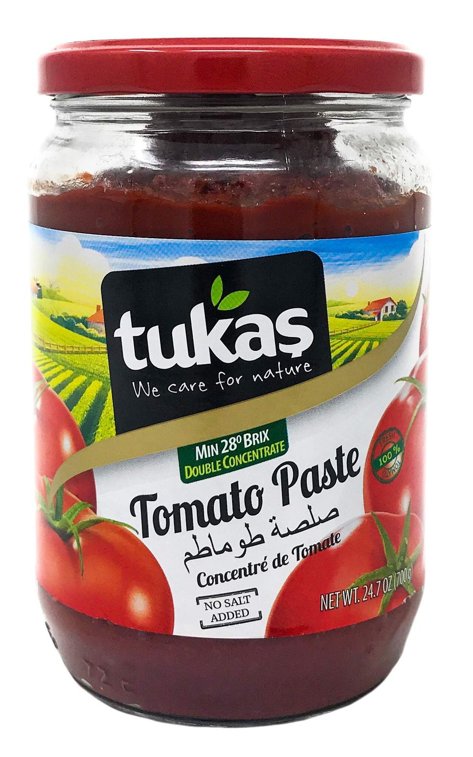 Tukas Premium Turkish Tomato Paste 24.7 Ounce ~ 700 Gram