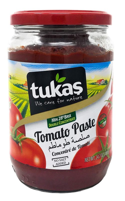 Tukas Premium Turkish Tomato Paste 24.7 Ounce ~ 700 Gram