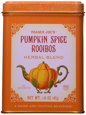 Trader Joe&#39;s Pumpkin Spice Rooibos Herbal Blend Beverage 20 sachets