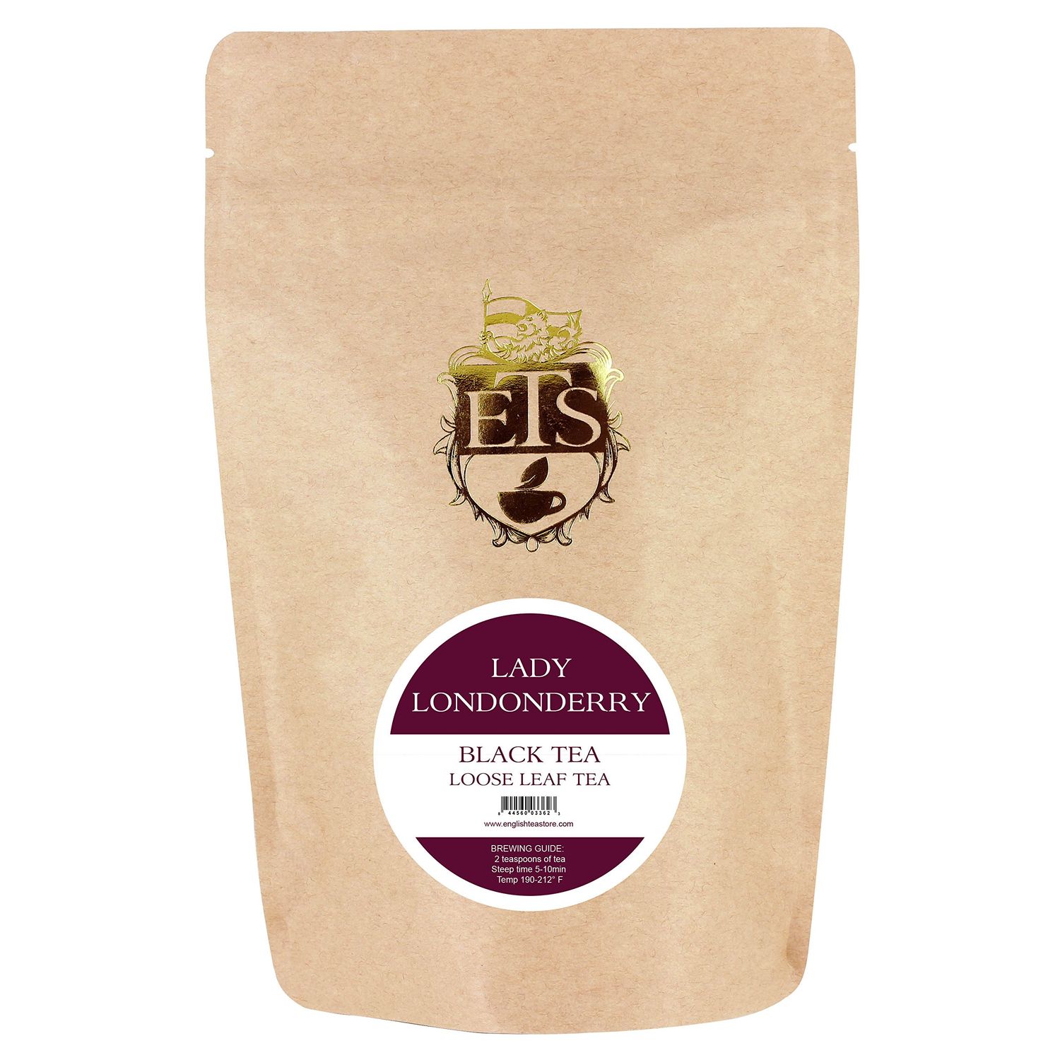 English Tea Store Loose Leaf, Lady Londonderry Tea Pouches, 4 Ounce