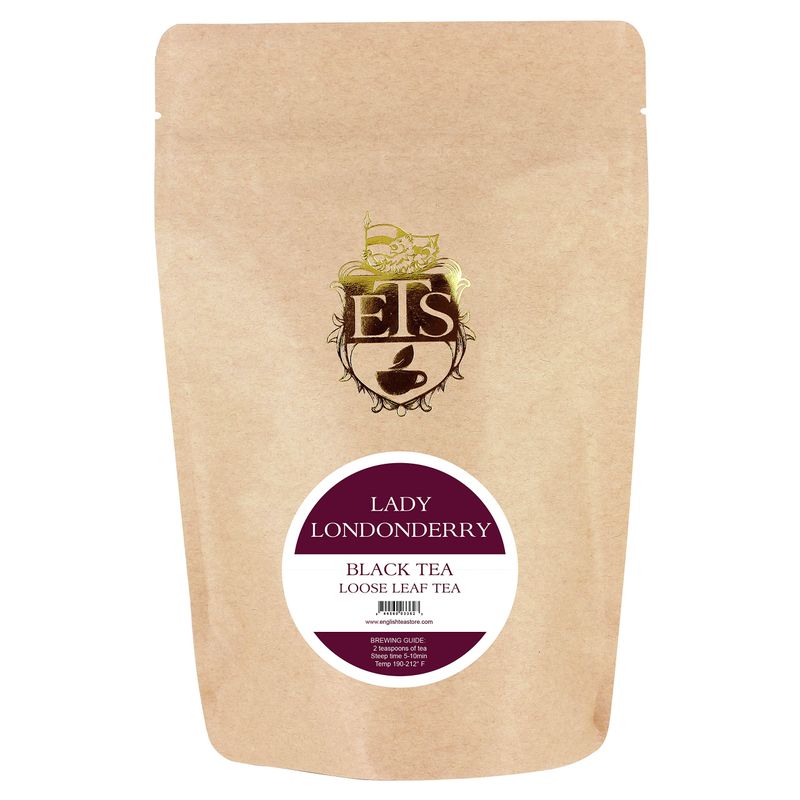 English Tea Store Loose Leaf, Lady Londonderry Tea Pouches, 4 Ounce
