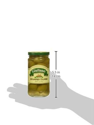 Giuliano Almond Stuffed Olives, 7 Ounce (Pack of 6)