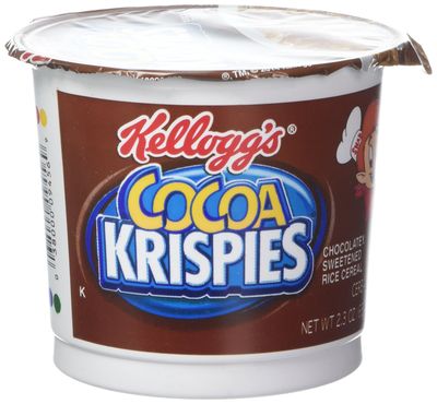 Kellogg&#39;s Cocoa Krispies Chocolatey Sweetened Rice Cereal Six 2.3 Ounce Cups by Rice Krispies