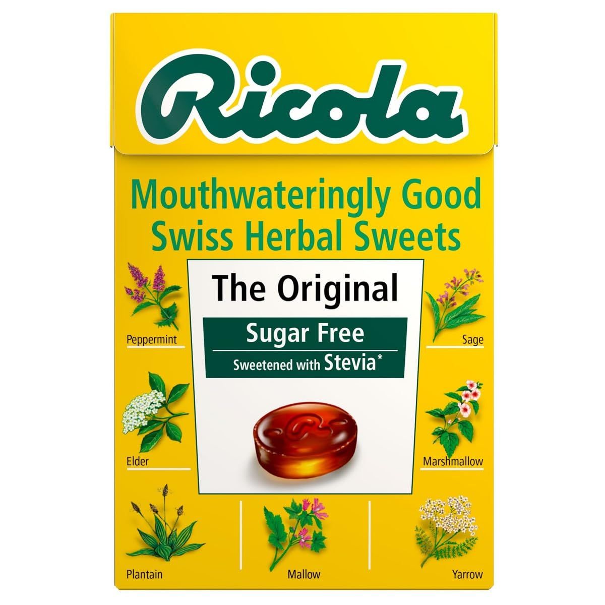 Ricola Original Sugar Free Sweetened with Stevia 45g