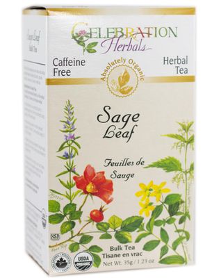 Celebration Herbals Tea Loosepack Herbal Organic Sage Leaf - 35 g