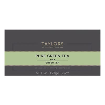 Taylors of Harrogate Pure Green Tea, 100 Count (Pack of 1)