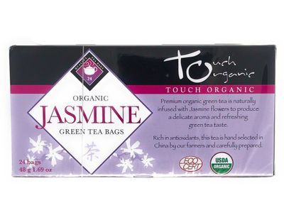 Touch Organic Jasmine Green Tea Bags, 24 count, 1.69 Ounces (1 Box)