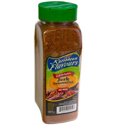 Premium Jamaican Jerk Seasoning - 750 gr/ 32 oz. - Grill delights, No MSG (Jerk Seasoning Mild, 750 gram). For Fish, Chicken, Meats, Anything. A Vacation For Your Mouth.
