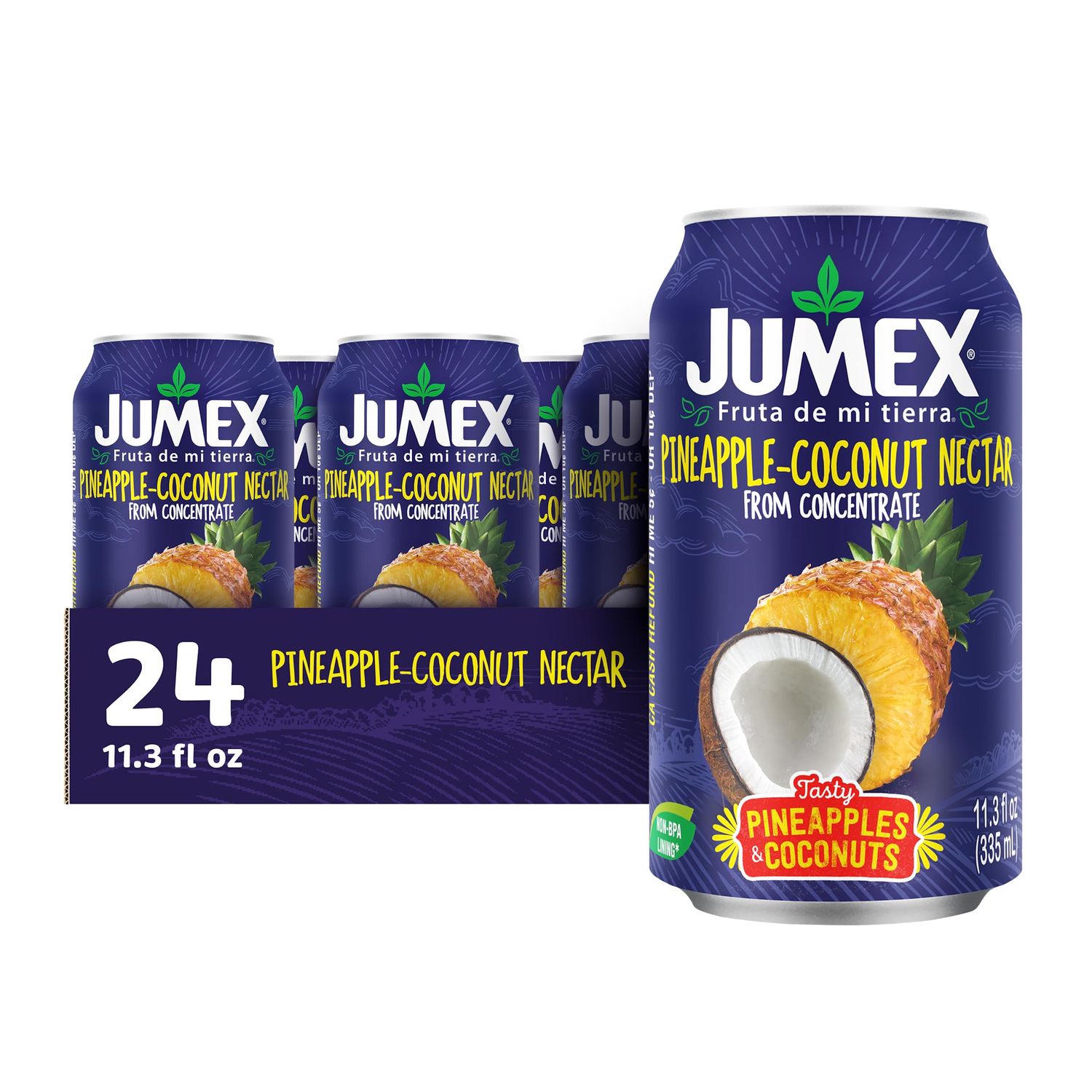 Jumex Pineapple-Coconut Nectar, 11.3 Fl Oz Cans (Pack of 24)
