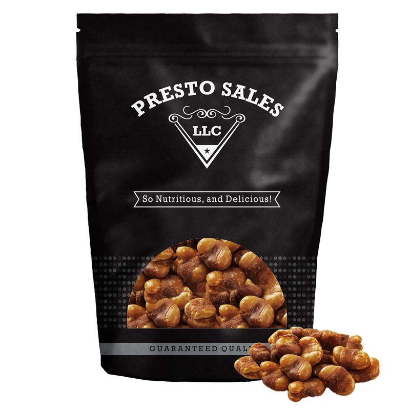 Presto Sales Fava/Broad Beans Ready to eat, 80 oz | Spicy Roasted Salted, Low Sugar, Low Fat | Super Snack for your bean bag, On-The-Go | Packed in a 5 lbs Resealable Pouch Bag