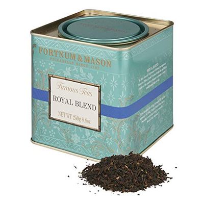 Fortnum &amp; Mason British Tea, Royal Blend, 250g Loose English Tea in a Gift Tin Caddy