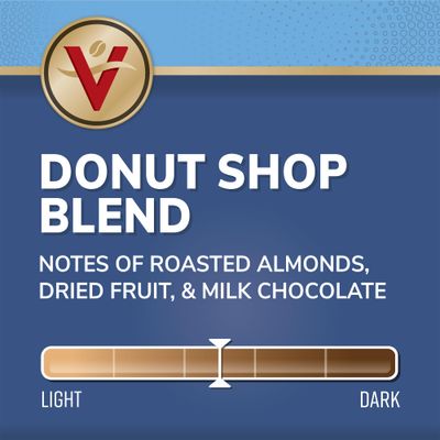 Victor Allen's Coffee Donut Shop Blend, Medium Roast, 80 Count, Single Serve Coffee Pods for Keurig K-Cup Brewers