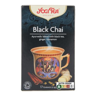 YOGI TEA Organic Black Chai Tea, 17 CT
