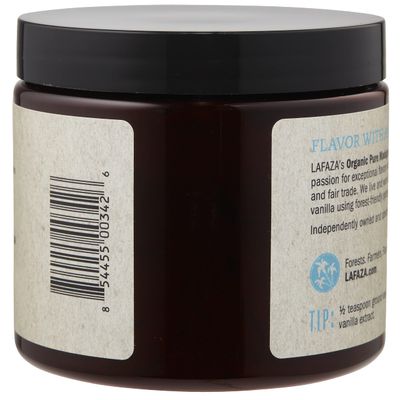 LAFAZA Organic Madagascar Bourbon Pure Ground Vanilla Bean Powder, 8oz
