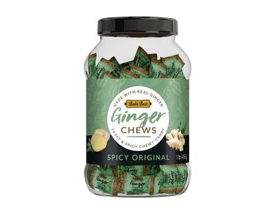 Bali&#39;s Best Ginger Chews - Spicy Original Flavor (1lb Jar) 100% Real Ginger &amp; Natural Flavors, Sweet Spicy Chewy Ginger Candies, Great snacks for sharing and gift baskets