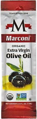 Marconi Organic Extra Virgin Olive Oil - 0.38 Fl Oz (Pack of 100)